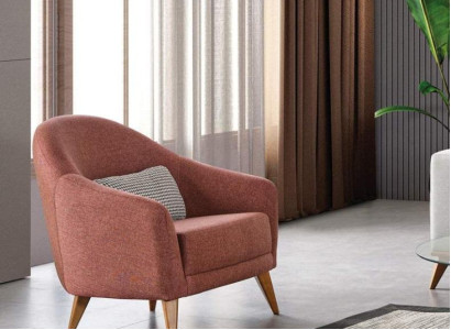 Luxury Armchair Stylish Furniture Living room Lounge Club Design Single Seater